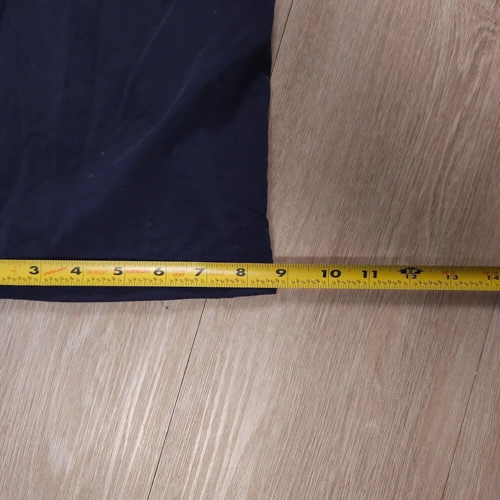 ExOfficio Hiking Pants Womens 14 Blue Fishing Travel Stretch Dupont Teflon